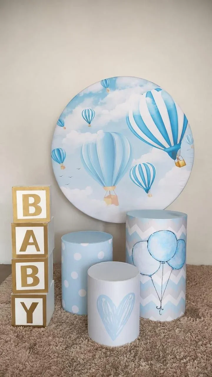 Painel Balão de Ar Quente Azul para alugar em Brazlândia